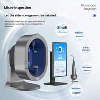 Analizador de Piel Facial Portátil de Alta Gama X5 PRO con IA, Sistema de Inteligencia 3D con WiFi, Enchufe Europeo, Detección Automática para Uso Comercial