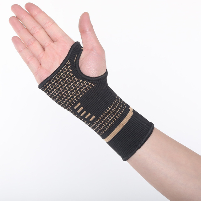 Top Selling Wrist Brace Palm Sleeve Nylon Copper Palm Wrist Brace Support Protector