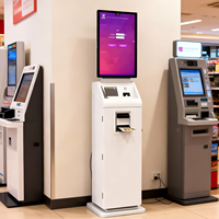 Kiosque de rachat de jetons de casino, imprimante de tickets, distributeur automatique de retrait de billets en libre-service, fabrication sur mesure