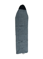 Housse de planche de surf gonflable UPSURF 6'4" à rayures noires et blanches en polyester pour SUP