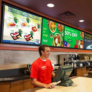 뜨거운 판매 실내 벽걸이 32 43 50 55 인치 엘리베이터 광고 디스플레이 스마트 리프트 디지털 간판 - Product Image 3