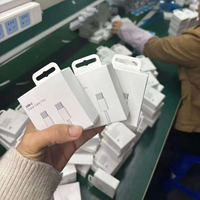 Câble de charge rapide USB-C vers USB-C SDL 60W avec gaine en nylon et conducteur en cuivre pur pour iPhone 16/17 Max Pro, boîte couleur incluse