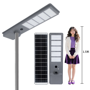 Lampadaire solaire extérieur intégré haute puissance 1000W 1500W 2000W pour l'éclairage des constructions rurales - Product Image 2
