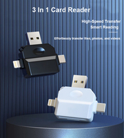 Offre Spéciale 5 en 1 lecteurs de cartes Micro USB Type-C adaptateur OTG prise en charge carte SD et lecteur de carte TF pour téléphone