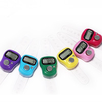 Compteur numérique électronique à anneau de doigt réinitialisable, 5 chiffres, écran LCD, pour Tasbeeh musulman et golf, compteur manuel à anneau