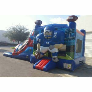 PVC Steelers 5 en 1 Super Combo Football Bounce House Combo <span class=keywords><strong>Alquiler</strong></span> toboganes de agua baratos - Product Image 1