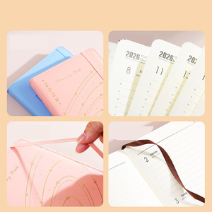 Agenda Personalizada A5 en Inglés y Español, Impresión con Fecha Diaria, Semanal y Mensual, Planificador con Cubierta de Cuero PU, Diario, Cuadernos Personalizados 2026 - Product Image 4