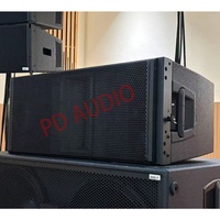 Système de sonorisation professionnel passif à 2 voies HDL212 avec deux haut-parleurs de 10 pouces en néodyme pour PA et événements en direct
