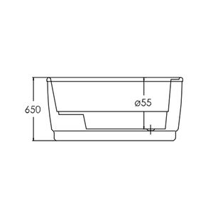 Hespérou <span class=keywords><strong>taille</strong></span> personnalisée européenne blanc <span class=keywords><strong>120x70</strong></span> <span class=keywords><strong>petite</strong></span> <span class=keywords><strong>baignoire</strong></span> salle de bain moderne ovale 1200mm acrylique tremper minuscule <span class=keywords><strong>baignoire</strong></span> autoportante - Product Image 3