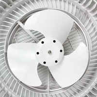 Ventilateur de plafond électrique silencieux de luxe 600*600 23 pouces à 3 pales en plastique avec lumière, moteur AC, télécommande, pour salon et bureau, usage domestique, OEM