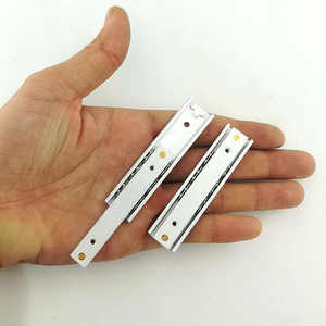 Riel Deslizante Micro Ini de 16 mm de Ancho y 6 mm de Grosor, Guía Lineal de Aleación de Aluminio Ajustable, Minimalista, para Muebles, Dormitorio, Gimnasio, Cocina, Exterior - Product Image 5