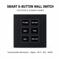 Prix d'usine – Interrupteur mural électrique Zigbee Tuya pour hôtel, commande vocale pour toute la maison, panneau d'alimentation PC