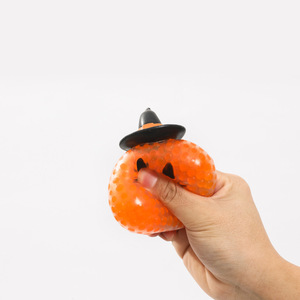 Novedad de Halloween 2025: Juguetes de goma estrujables de calabaza y cabeza de fantasma negra, originales y de gran venta, para aliviar el estrés juvenil - Product Image 6