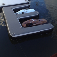 Plate-forme gonflable géante, station d'accueil flottante pour Jet Ski