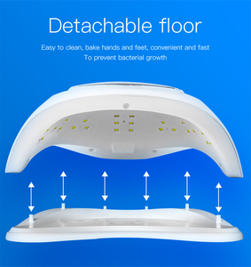 SUN BQ 6T 108W Máquina portátil de alta potencia Inducción inteligente Led Esmalte de uñas Lámpara para hornear Terapia de luz Uv - Product Image 6