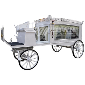 รถเข็นศพไฟฟ้าแบบวินเทจ ได้รับการรับรองมาตรฐาน CE สำหรับพิธีศพ - Product Image 3