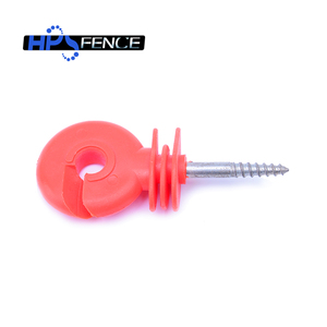 Clôture électrique de pâturage vis dans le poteau en bois couleur noire résistance aux UV <span class=keywords><strong>isolateur</strong></span> d'anneau en plastique - Product Image 5