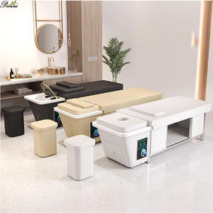 Haut <span class=keywords><strong>de</strong></span> gamme Salon <span class=keywords><strong>de</strong></span> beauté coiffure dédié Intelligent Full Gold Thai Shampooing Massage Tête <span class=keywords><strong>de</strong></span> <span class=keywords><strong>lit</strong></span> Spa Cascade - Product Image 5