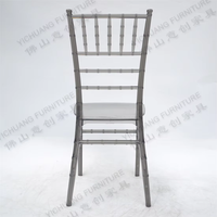 Vente en gros Nouveau style Chaise de salle à manger de mariage grise pour hôtel Event Party