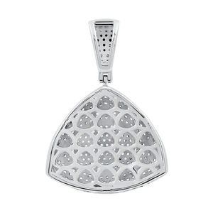 Iced Out Triangle Eye Pendant Moissanite Custom Geometric Hip Hop Declaración Joyería para hombres - Product Image 3