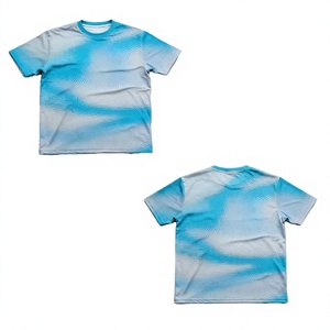 เสื้อยืดผู้ชายแขนสั้นลายจุดไล่สี แห้งเร็ว ทรงปกติ คอกลม ผ้าถักโพลีเอสเตอร์ สวมใส่สบาย เหมาะสำหรับเล่นกีฬา - Product Image 2