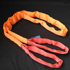 3 톤 더블 아이 플랫 웨빙 라운드 슬링, 보호 커버가 있는 라운드 웨빙 슬링 - Product Image 4