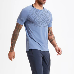 T-shirt pour <span class=keywords><strong>homme</strong></span> en polyester Design de logo personnalisé Qualité Col en O Épaule surdimensionnée <span class=keywords><strong>Street</strong></span> <span class=keywords><strong>Wear</strong></span> T-shirt vierge pour <span class=keywords><strong>homme</strong></span> - Product Image 2