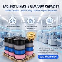 Filament d'imprimante 3D PETG en gros 1,75 mm Noir Gris Bleu Haute Résistance Qualité Industrielle Matériau d'impression 3D en vrac OEM