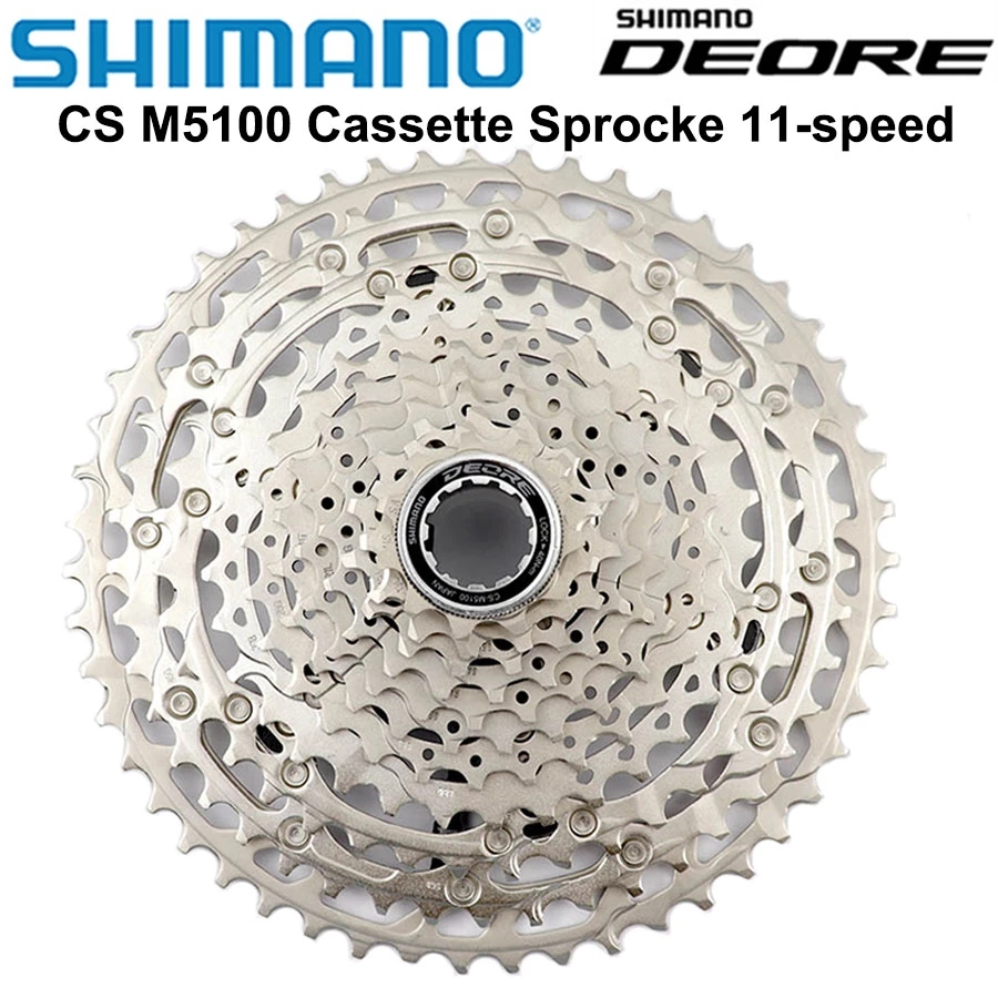 Shimano Deore M5100 Cassette - 11-Speed MTB Performance