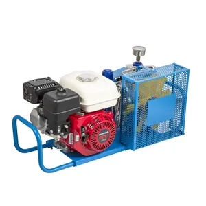 SCU100P 5.5hp 3.5cfm 200bar 225bar 300bar 310bar 330bar gaz essence compresseur d'air de plongée pour la plongée