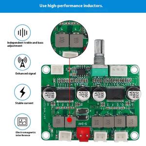 2.1通道OEM数字功率放大器板宽电压12V-24V低音调节模块PCBA产品类别 - Product Image 2