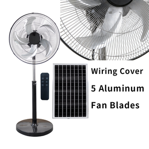 Ventilador Solar DC/AC de 18 Pulgadas con Motor sin Escobillas, Ventilador Recargable con Batería de 45000 mAh, Ventilador de Pie Inalámbrico con Aspas de Aluminio, 35 W, CE - Product Image 5