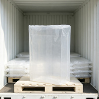 أكياس LDPE مقاومة للرطوبة بصمام داخلي قابلة للتخصيص شفافة ذاتية التعبئة لتعبئة مواد البناء
