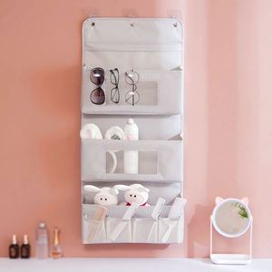 3-<b>Shelf</b> Closet Over the Door Hanging Organizer 3 Pockets Wall Mount Hanging Storage <b>Shelves</b> for Bathroom Bedroom - Product Image 2