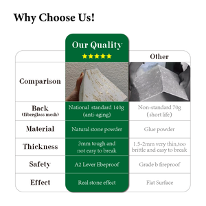 Rinsun Source Factory Mosaico Travertino <span class=keywords><strong>piedra</strong></span> flexible Sillar mármol flexible <span class=keywords><strong>piedra</strong></span> flexible para Villa HOTE - Product Image 5