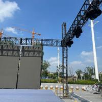 Structure de scène en aluminium carré 6061-T6 de 400 mm avec arche de toit pour événements, DJ et éclairage de scène pour activités
