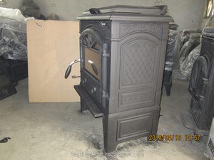 Stufa <span class=keywords><strong>a</strong></span> <span class=keywords><strong>Legna</strong></span> <span class=keywords><strong>in</strong></span> <span class=keywords><strong>Ghisa</strong></span> Moderna per Uso Domestico con Forno per Riscaldamento della Cucina - Product Image 4