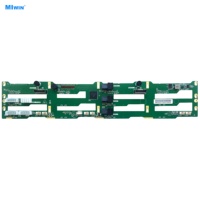 Backplane Hard Disk NVMe Custom MIWIN 3.5 Inch 2U 12 Bays Sff-8643, Plat Dasar Hard Drive NVMe untuk Pemasangan di Dinding
