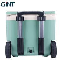 Gint Nouvelle Glacière à roulettes pour camping et extérieur, 25L 50L, Boîte portable à coque rigide moulée par injection Icefordays