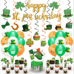 Structure ferme feutre Durable impression <span class=keywords><strong>Saint</strong></span> <span class=keywords><strong>Patrick</strong></span> jour Festival Costume Oktoberfest Costume pour la fête à l'aide - Product Image 5