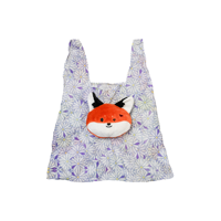 Grand sac de shopping en peluche grande capacité, pliable, universel, carré, portable, pour jouets en peluche personnalisés, en stock