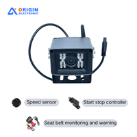 Caméra de chariot élévateur IA DVR mobile H.264 Carte TF 1 an Large plage de tension 12-110V GPS 4G Système DMS pour casque