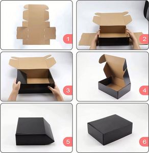 Envío Rápido, Caja Ecológica de Cartón Corrugado Reciclado, Caja de Regalo Personalizable, Reciclable y Sostenible, Cajas de Embalaje para Manualidades - Product Image 3