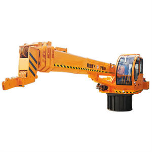 رافعة هيدروليكية ثابتة على عمود كهربائي مثبتة على سفينة شحن بحمولة 55 طن و100 طن - Product Image 1