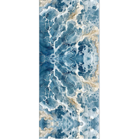 Feuille de plastique artificielle colorée en PVC chinois haute brillance 1220x2440 3mm facile à installer panneau de décoration intérieure en PVC