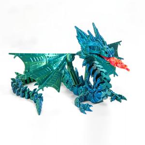 Hot-selling <b>3D</b> <b>Printer</b> Pterosaur Assembly Dragon Ornaments Creative Plastic Unisex Other Educational Toys Hand-Made Toys Car - Product Image 4