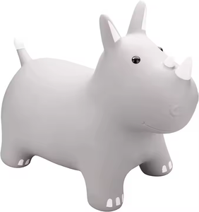 Jouets rebondissants pour enfants de haute qualité, en forme de rhinocéros, pour l'extérieur, avec service de personnalisation des couleurs et des matériaux, jouets animaux de la ferme - Product Image 5