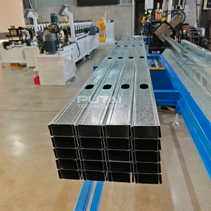 푸타이 석고보드 프로파일 석고보드 칸막이 스터드 및 트랙 롤 성형기 C U 채널 롤 성형기 - Product Image 5