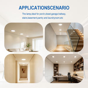 Luz LED de <span class=keywords><strong>Techo</strong></span> Empotrada de 6 Pulgadas y 15W, 5CCT, Ultrafina, Redonda, para Sala de Estar Moderna, con Certificación ETL/FCC - Product Image 6