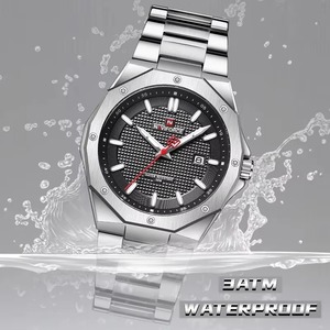 Montres pour hommes Drioshipping, marque sportive, étanches 3ATM, entièrement en acier, mouvement à quartz japonais, montre 24 heures, Relogio Masculino - Product Image 4